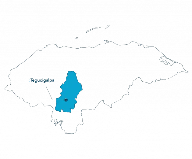 Honduras Map WMP