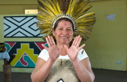 Alicinda Tibério: La líder indígena habla sobre empoderar a las comunidades para combatir el dengue con el método Wolbachia. Alicinda Tibério: La líder indígena habla sobre empoderar a las comunidades para combatir el dengue con el método Wolbachia.