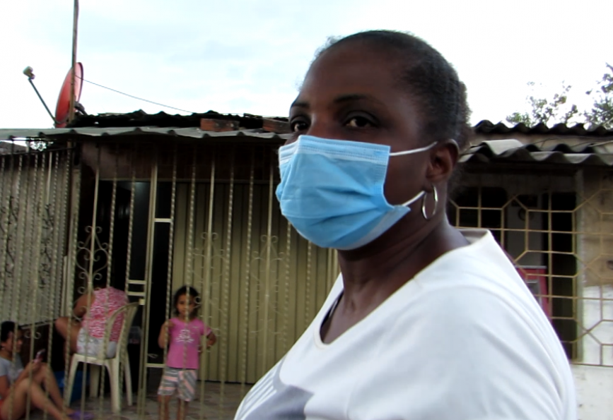 Delia Banguera, a community volunteer in Colombia